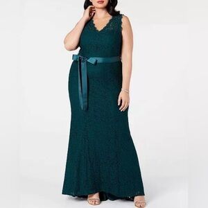 Adrianna Papell Lace Evening Gown